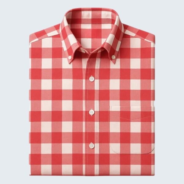 Bavarian Red Checkered Men's Shirt