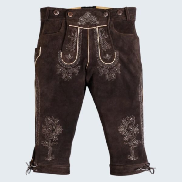 Brown Bundhosen with Floral Details