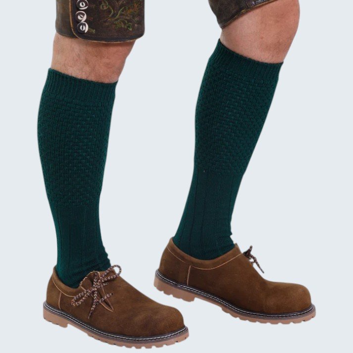 Dapper Green Lederhosen Mens Long Socks Dapper Green Lederhosen Mens Long Socks
