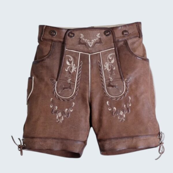 Espresso Essence Women's Lederhosen Embroidered