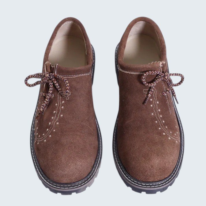 Heritage Lederhosen Shoes in Dark Brown Heritage Lederhosen Shoes in Dark Brown