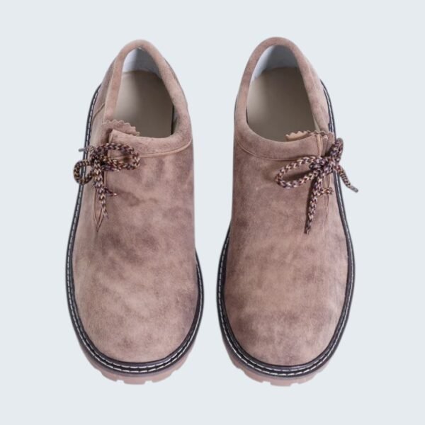 Traditional German Brown Lederhosen Shoes