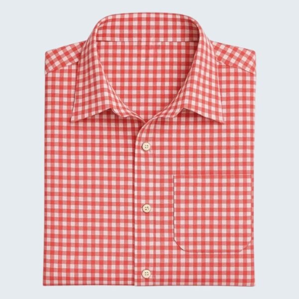 Traditional Red Checkered Shirt for Women Lederhosen