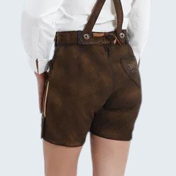 Traditional Style Brown Women Lederhosen3 Traditional Style Brown Women Lederhosen