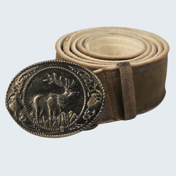 Authentic German Lederhosen Buckle Belt