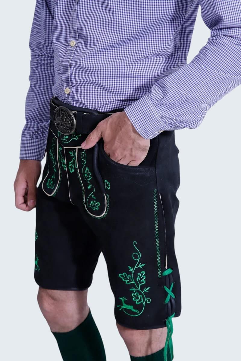 Böll Lederhosen in Black2 Böll Lederhosen in Black - Image 2