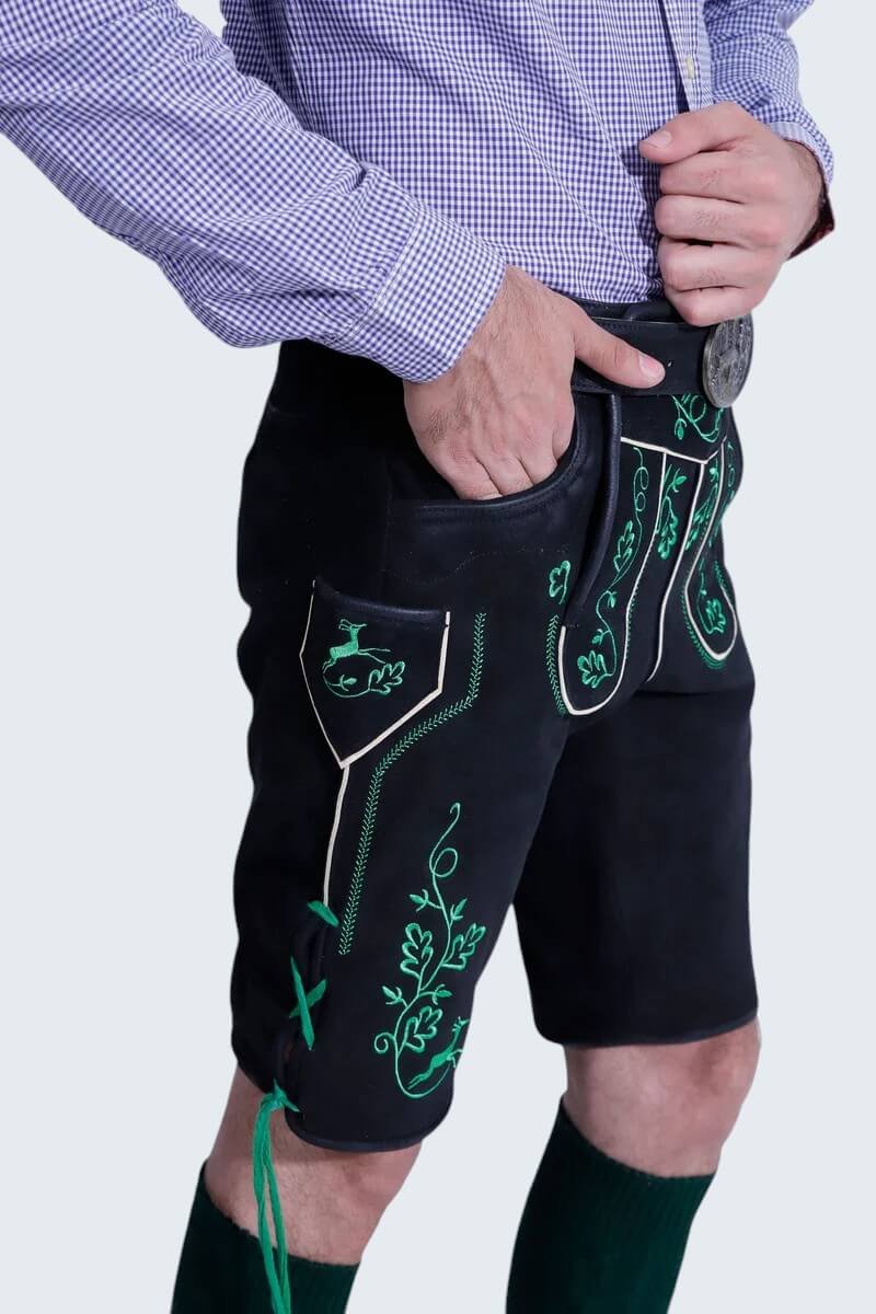 Böll Lederhosen in Black3 Böll Lederhosen in Black - Image 3