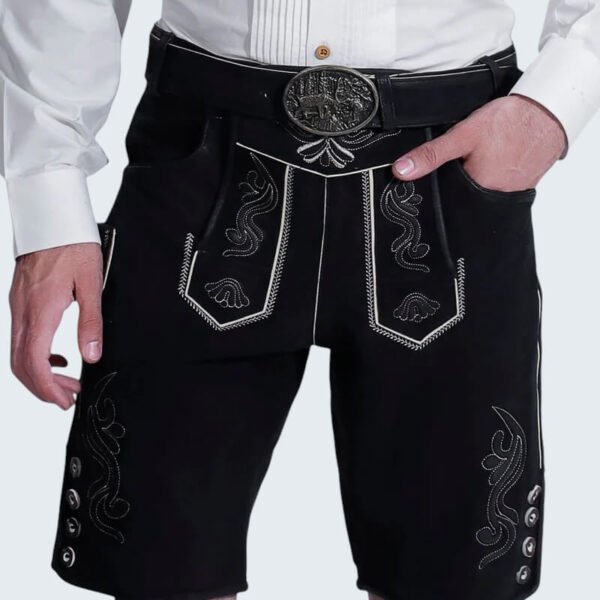 Christoph Waltz Black Lederhosen