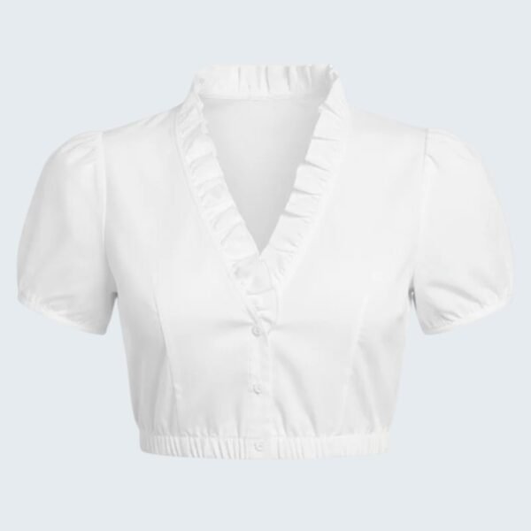 Selena White Dirndl Blouse