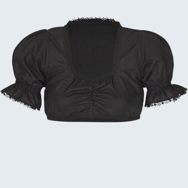 Zooey Black Dirndl Blouse